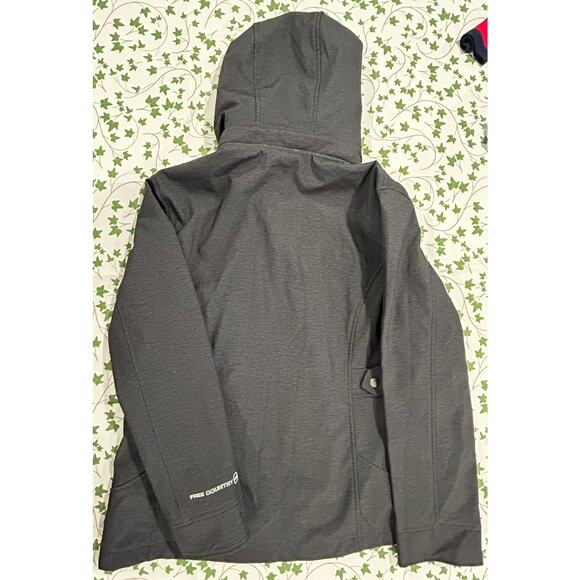 NWT Free Country Black Soft Shell with Hood Size: XL - Picture 6 of 6